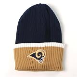 St. Louis Rams Officially Licensed NFL Reebok Youth Size Cuffed Knit Hat (best fit for ages 7 - 14)