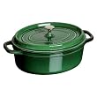 Staub 5-Quart Oval Cocotte, Basil