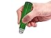 6 Pack - Empty Roll on Glass Bottles [Stainless Steel Roller] 10ml Refillable Color Roll On for Fragrance Essential Oil - Metal Chrome Roller Ball - 10 ml 1/3 oz - Green Color