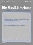 Produkt-Bild: Die Musikforschung [Jahresabo]