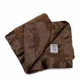 Little Giraffe Satin-Chenille Baby Blanket 35'x45' LGF_SCBKT