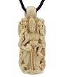 Intricately Detailed Hand Casted Serene Lakshmi Pendant