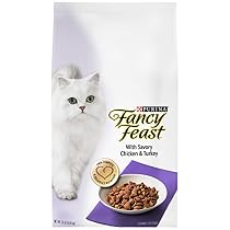 Purina Fancy Feast Gourmet Dry Cat Food, With Savory Chicken & Turkey, 12-Pound Bag, Pack of 1
