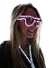 Electric Styles Light Up El Wire Glasses (Pink)