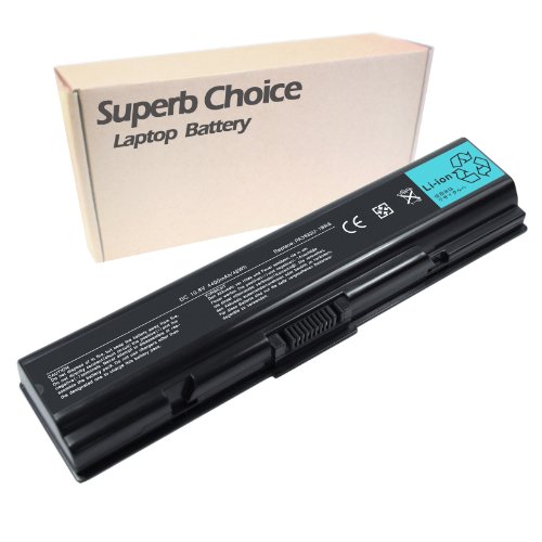Toshiba Satellite L305D-S5938 L305D-S5940 L305D-S5943 L305D-S5949 L305D-S5950 L305D-S5959 L305D-S5974 L455-S5000 L455-S5975 L455-S5980 L455-S5981 L455-S5989 L455D-S5976 L500-ST2521 L500-ST2543 L500-ST2544 L500-ST5505 L500-ST5507 L500D-ST2531 Laptop Battery - Premium Superb Choice® 6-cell Li-ion battery