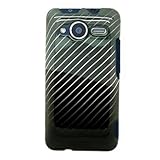 Hard Snap on Plastic With CROSS GRAIN BLACK Design Sleeve Faceplate Cover C ....
