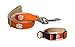 ZEP-PRO Clemson Tigers Dog Collar & Leash Combo - NCAA - Made in the U.S.A. (Large (18-26