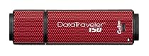 Kingston DataTraveler 64 GB USB 2.0 Flash Drive DT150/64GB (Red/Black)