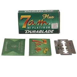 100 7a.m. HI PLATINUM Double Edge Safety Razor Blades