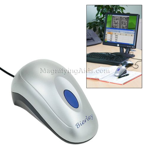 Bierley ColorMouse USB Video Magnifier 24X Magnification