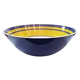 Le Cadeaux Triple Weight Melamine 12 inch diameter Salad or Serving Bowl, Cassis by Le Cadeaux