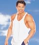 Mens Blank Stringer Y Back Cotton Tanktop