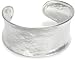 Silver Hammered Torque Bangle