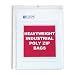 C-Line Clear Polypropylene Zip Shop Ticket Holders, 13 x 16-3/4 Inches, 50 per Box (47014)