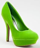 Bamboo DASH-02 Platform High Heel Stiletto Slip On Round Toe Pump