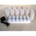 12 Led Flickering Rechargeable tea lights/candle lights