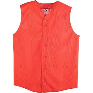 Buy Pro-Mesh Sleeveless Button Front Jersey by Augusta Sportswear (Style# 466) by Augusta