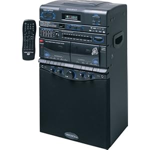 VocoPro DVD-Duet 80W CD / Dual Cassette / AM / FM Karaoke System