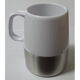 12oz Mug with Stainless Steel Bottom by HiT
