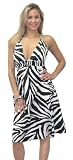 LALEELA Noir & Blanc animaux PTD Smock Tube robe style nuisette Cadeau Saint - Valentine Valentin