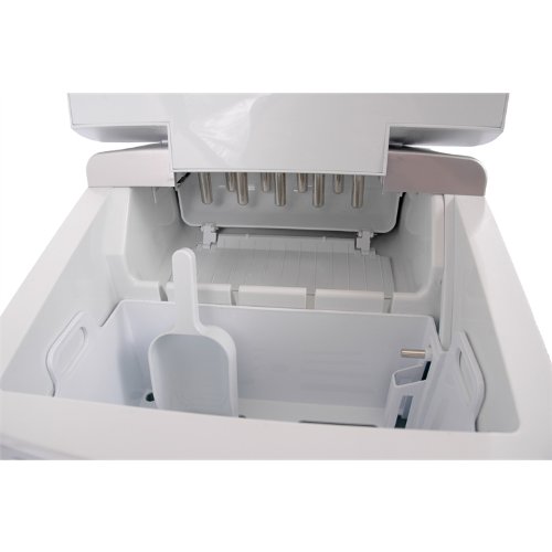 NewAir AI-100S Portable Ice Maker In Silver With Fast 6 to 15 Minute Operating Cycle