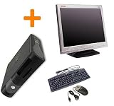 DELL - Optiplex GX280 Desktop + Ecran TFT 15 pouces de marque - Unité centrale + Ecran + Clavier + Souris - Intel Pentium 4 - 2.8Ghz - 80 Go - 512 Mo - CDRW - DVD - Réseau - Windows XP Profesionnel