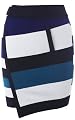 Bodycon Stripe Knit Skirt