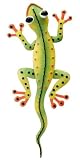 Wavy Green Tropical Rainforest Gecko Lizard Metal Art Wall Decor