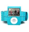 Apple iPod 3G Nano 3rd Generation 4GB 8GB Blue Adjustable Wrist Armband Exercise Sports Case LCD Cover