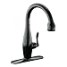 KOHLER K-692-7 Clairette Kitchen Sink Faucet, Black Black