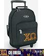 Chi O Rolling Backpack Chi Omega - Wheeled Travel or School Carry-On Travel Bags with Wheels - Best Quality-
