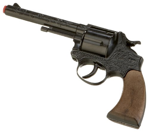Gonher 76/6 - Revolver Margarita 12-Schuss 23 cm, schwarz im Preisvergleich 