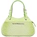 Roccobarocco Pistachio Logoed Leather Compact Satchel Bag