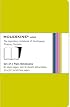 Moleskine Volant Notebook Plain, Green Pocket: Set of 2