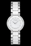 Wittnauer 12R103 Women's Swiss White Ceramic Dial Diamond Watch