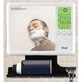 Fog Free Shower Mirror Plus Weather Station Wireless Outdoor Monitor