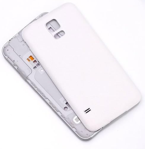 Life Sweetly White Litchi Pattern Replacement Back Cover Housing Battery Door Plastic Cover For Samsung Galaxy S5 i9600 with Free Screen Protector