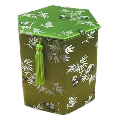 Green Panda Jewelry Box