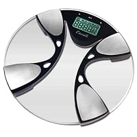 Escali High-Capacity Bathroom Scale with Body Fat/Body Water Monitoring (440lb / 200kg)