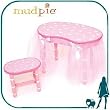 Mud Pie Baby Perfectly Princess Vanity & Bench
