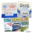Double Edge Razor Blade Mega Sample Pack #6 - 80 Blades By Merkur