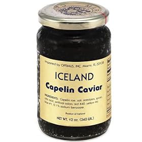 Black Capelin Caviar - 12 oz/340 gr, Iceland..