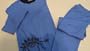 Carter's Two Piece Dinosour Pajama Size 5 Lt.blue