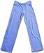 Adult Low Rise Tie Cord Waist Cotton Jersey Pants Light Columbia Blue