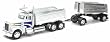 PETERBILT MODEL 379 DOUBLE DUMP Truck New Ray