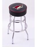 Phoenix Coyotes Double-Ring Swivel Bar Stool