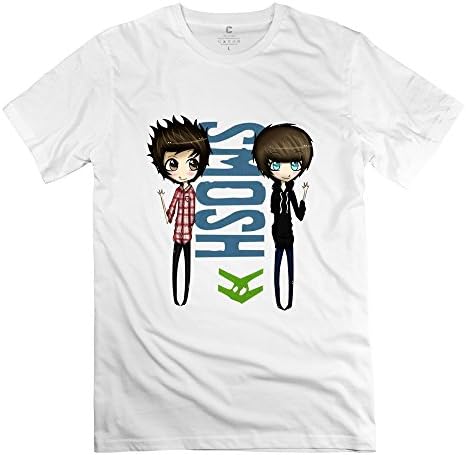 Men Smosh Anthony And Ian 100% Cotton T Shirts White M