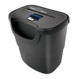 Powershred P-45C Shredder, Cross Cut, 9" Throat, 6 Sheet Capacity, Black
