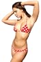 polka-bikini6 Adjustable Top & Brazilian Bottom ( Red w/White Polka Dots) Top: M \ Bottom: M