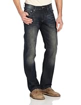 Hot Sale Company 81 Men's Slim Straight Denim Jean, Dirty Vegas, 32x30